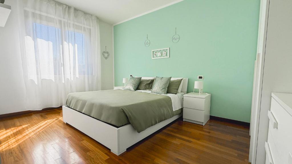 Ένα ή περισσότερα κρεβάτια σε δωμάτιο στο Green House