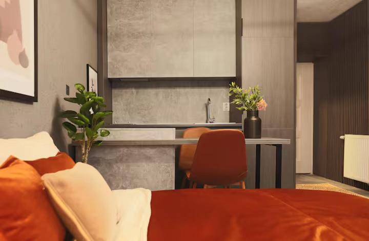 Istumisnurk majutusasutuses Studio space