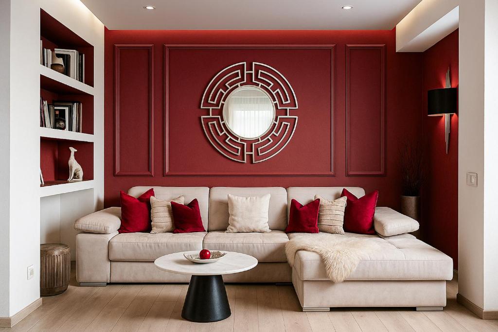 Χώρος καθιστικού στο Qult - Old City Pearl