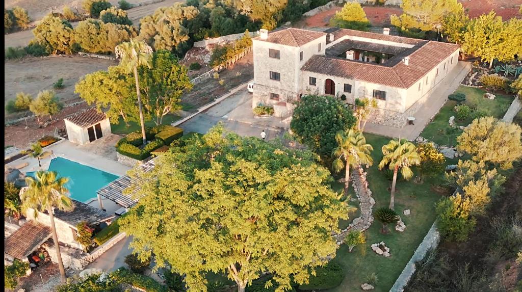 Bazén v ubytování Agroturismo Ses Illes nebo v jeho okolí