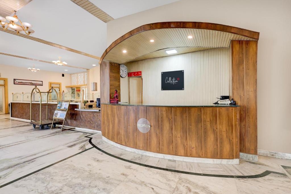 Ο χώρος του λόμπι ή της ρεσεψιόν στο Collection O Taj Empire
