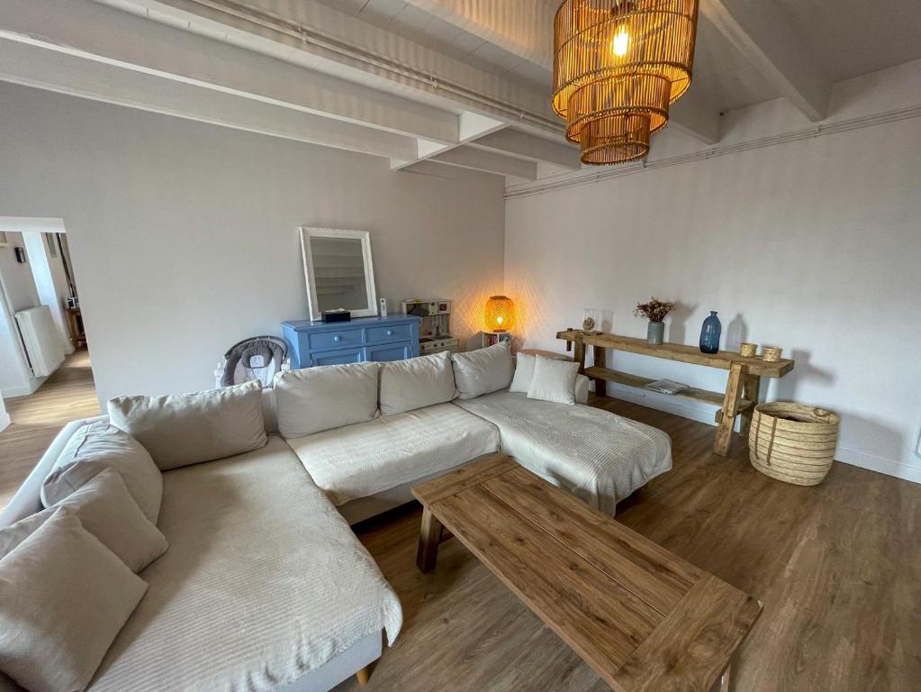 Χώρος καθιστικού στο Grande maison de charme