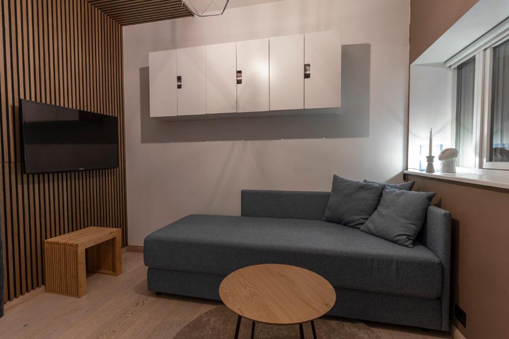 TV a/nebo společenská místnost v ubytování Studio - Sleeps 2 - Parking - Wifi
