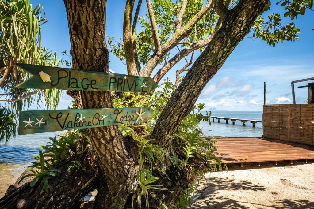 Plage privée - Vahine Ori Lodge - photo 11 - Raiatea, Polynésie