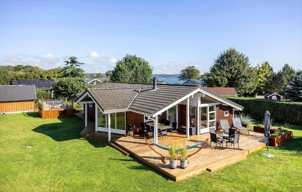 Zahrada ubytování SJ307-Borkop-Niels-Pedersensvej-11