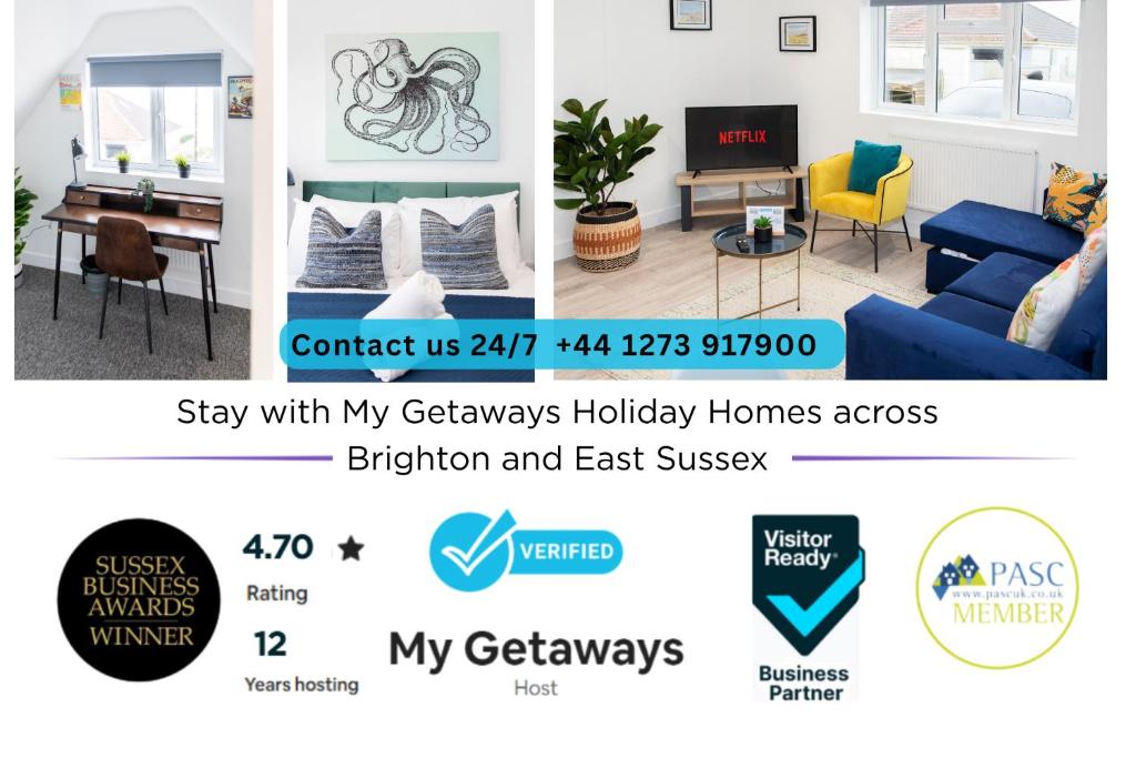 Φωτογραφία από το άλμπουμ του Ocean Side with Free Parking By My Getaways σε Peacehaven