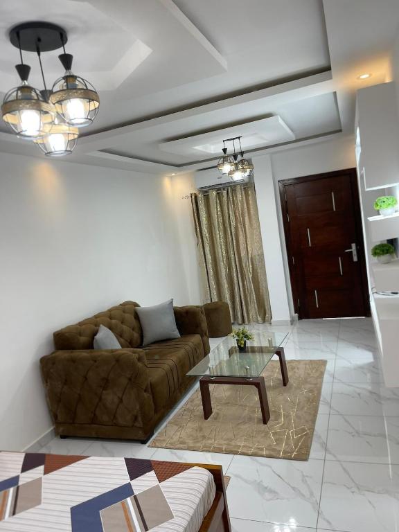 Istumisnurk majutusasutuses Résidence Pietri