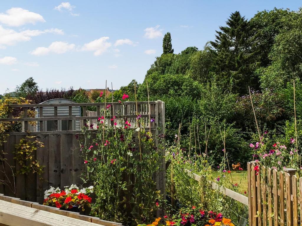 ブリッドポートにあるFarthings - 19292の花の咲く庭