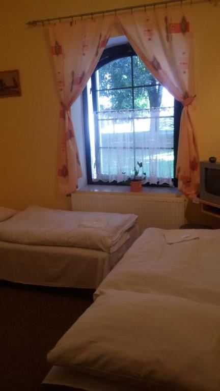 Postel nebo postele na pokoji v ubytování Pension.NO30