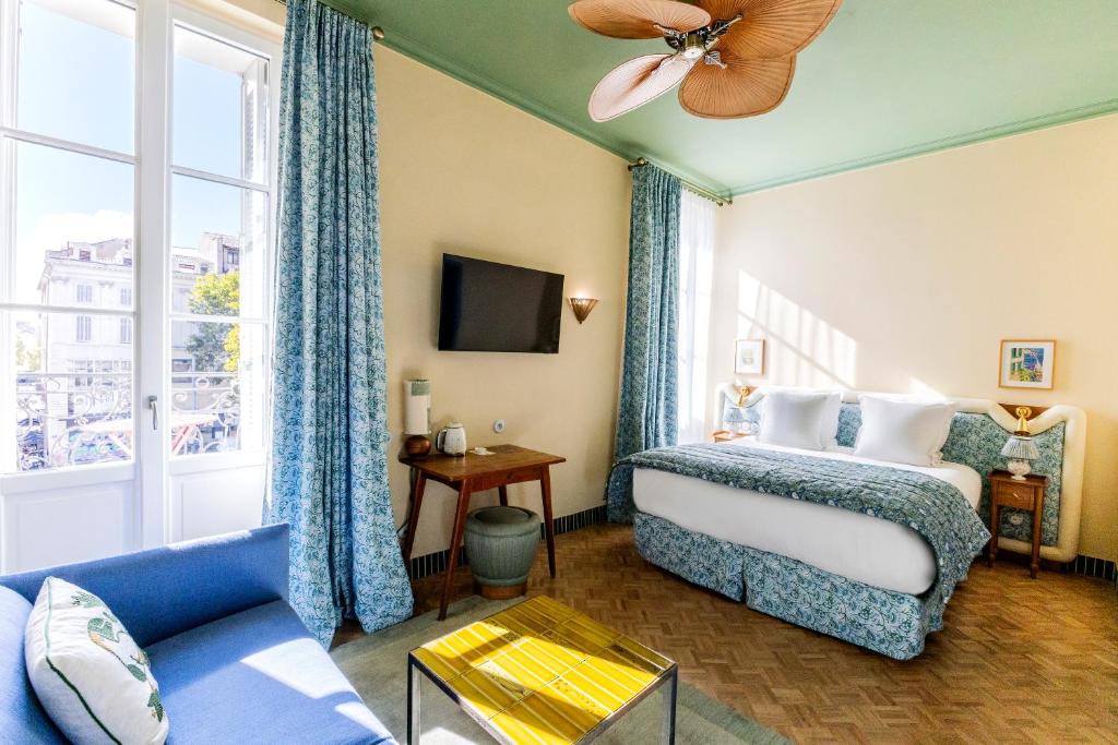 Hôtel Amista Marseille - ancien Hôtel Saint Louis - Vieux Port - Resim 7