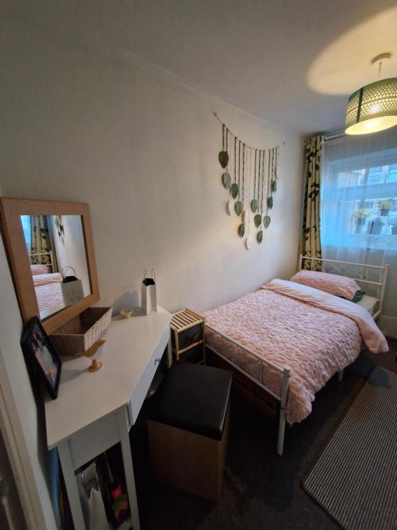 Postel nebo postele na pokoji v ubytování The Green Box