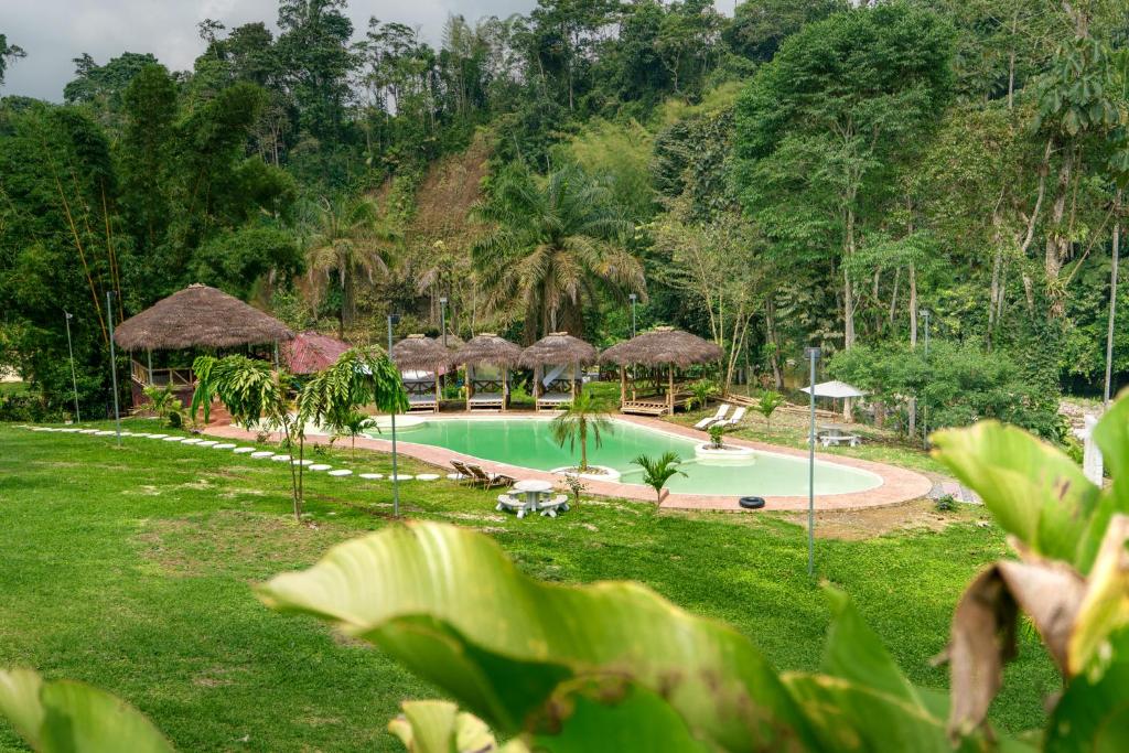 Bazén v ubytování Glamping Las Palmas Finca nebo v jeho okolí