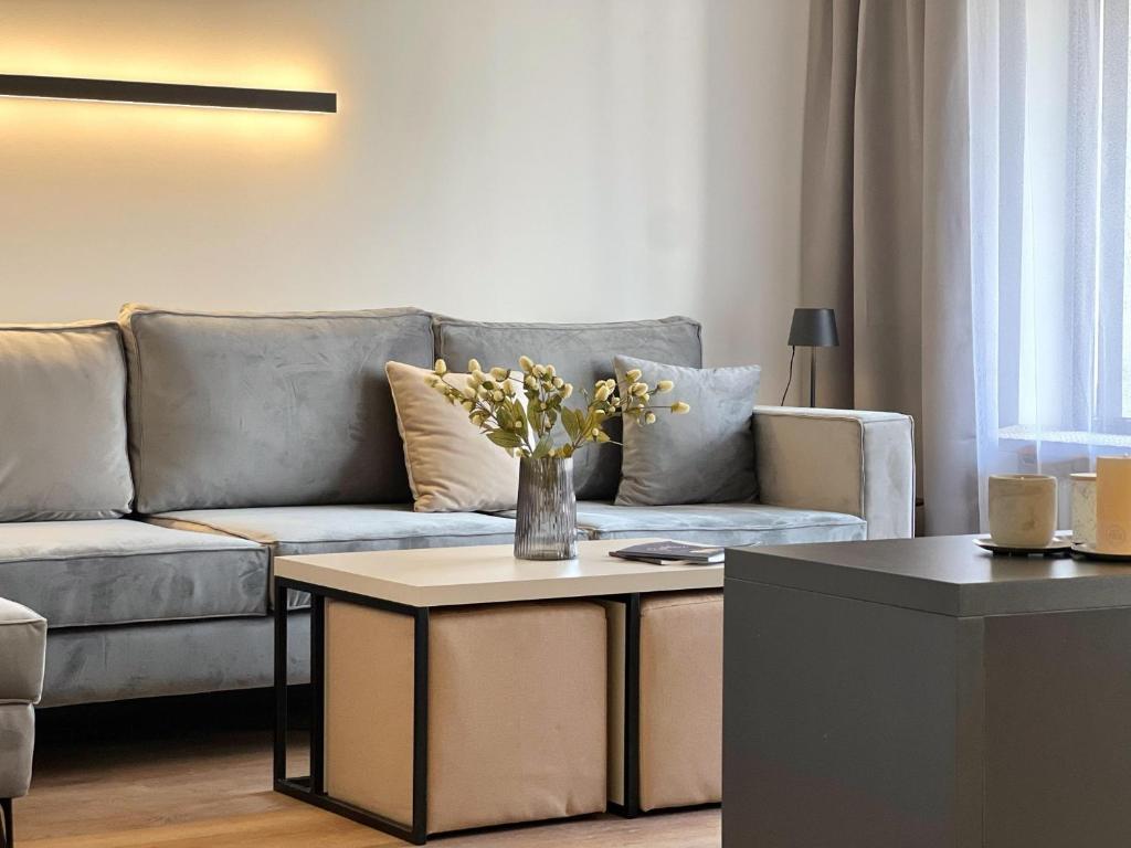 Posezení v ubytování Zartenbach Suite One