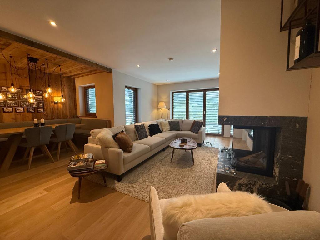 Et opholdsområde på Haus Schlatti