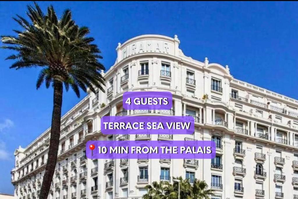Sublime 2 pièces vue Mer Palais Miramar