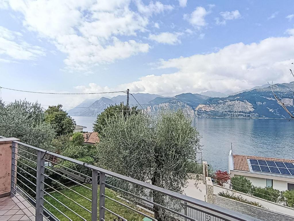 a view of a body of water from a balcony at Villa Graziella by Interhome in Malcesine