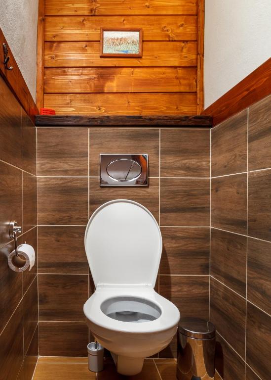 A bathroom at Penzion Barborka