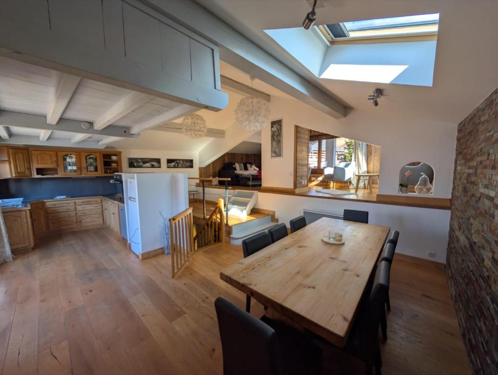 Køkken eller tekøkken på Chalet Solan