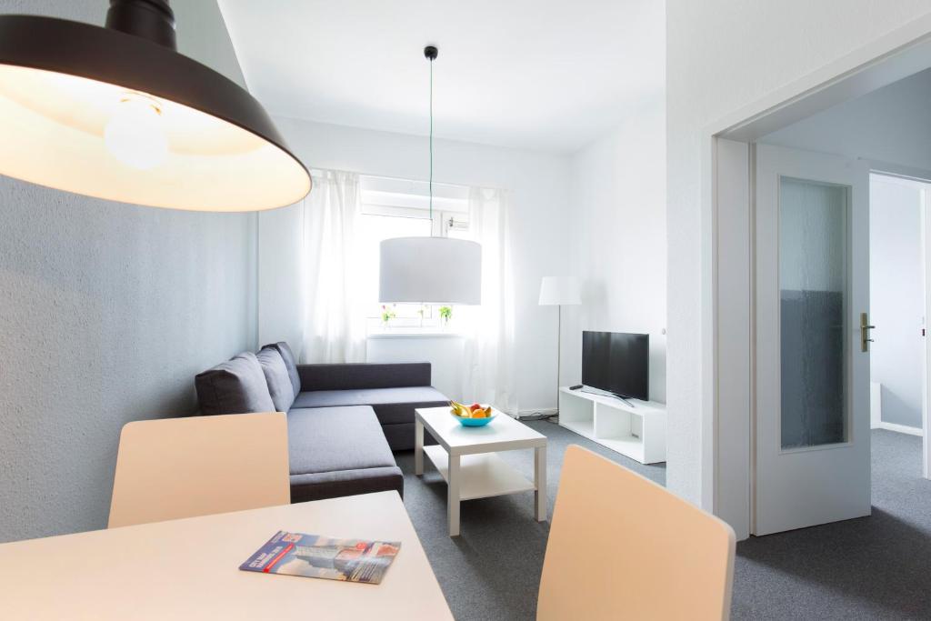 TV a/nebo společenská místnost v ubytování Boardinghouse St.Pauli