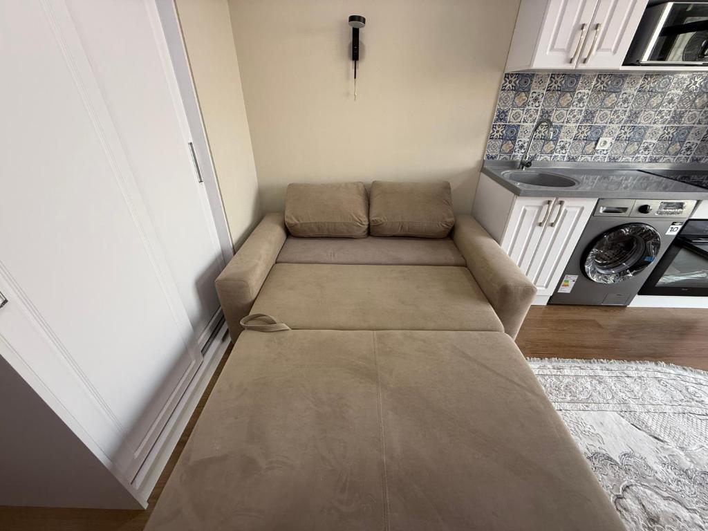 Χώρος καθιστικού στο Квартира студио