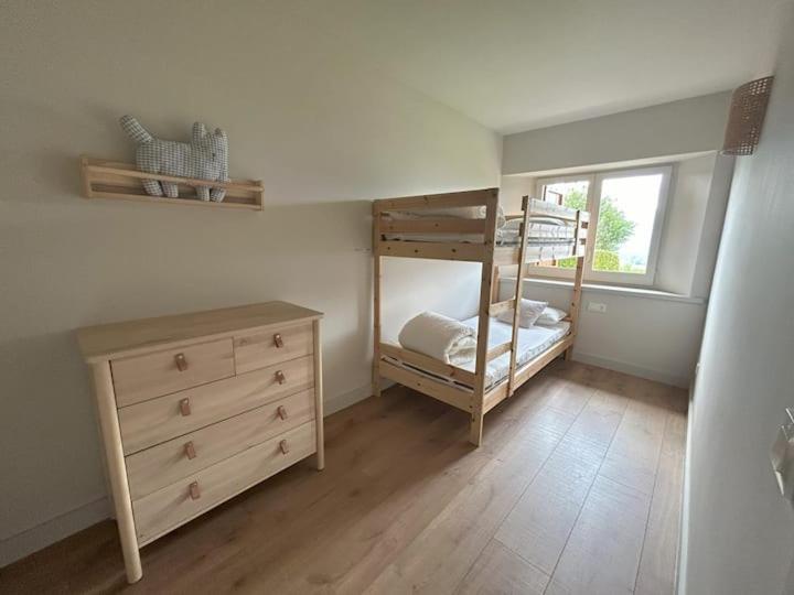 Postel nebo postele na pokoji v ubytování Garden and spectacular views