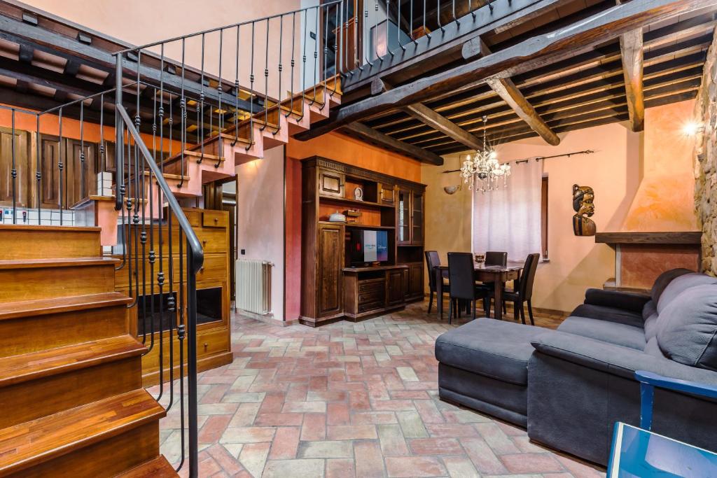 Posezení v ubytování Queen Home