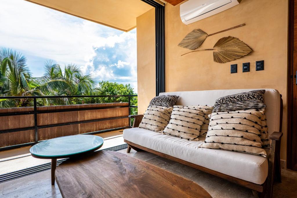 Χώρος καθιστικού στο Selva Spirit at Torre Jungla