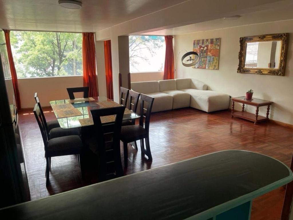 Χώρος καθιστικού στο Departamento full amoblado centro de Cusco