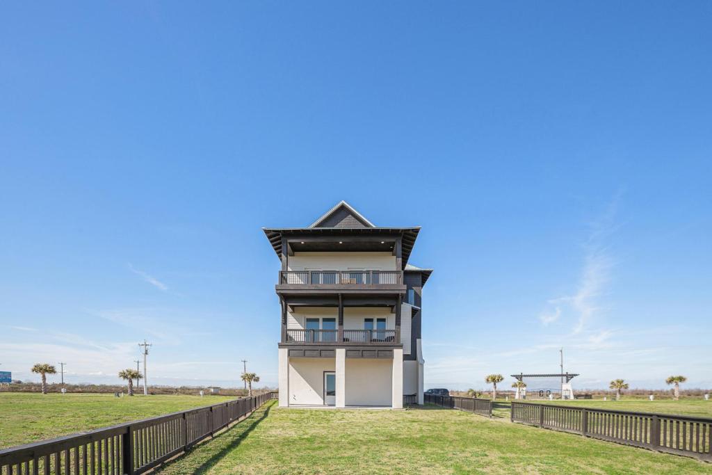 Bygningen som feriehuset ligger i