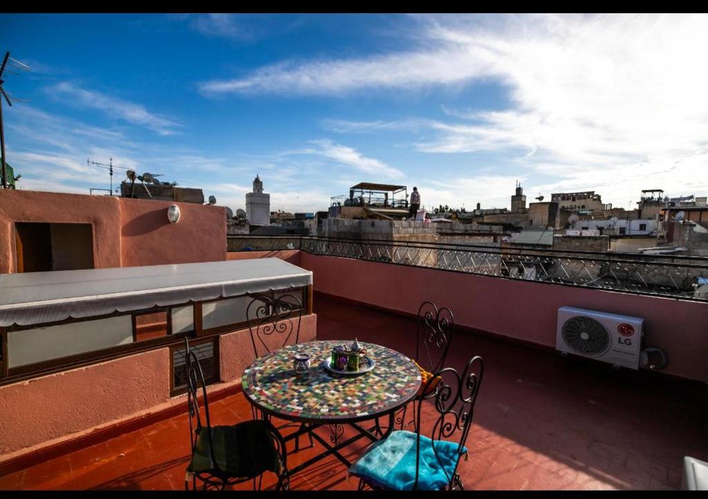 Balkón nebo terasa v ubytování Nabil dar