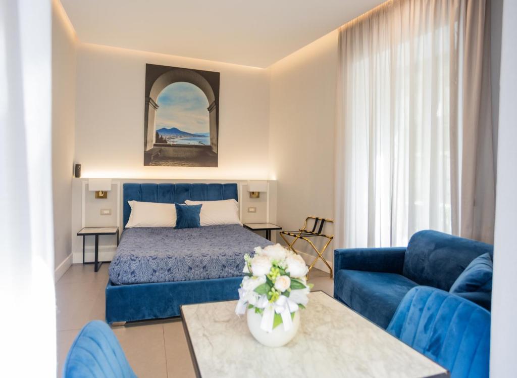 Posezení v ubytování L'Infinito 88 Charmant Rooms