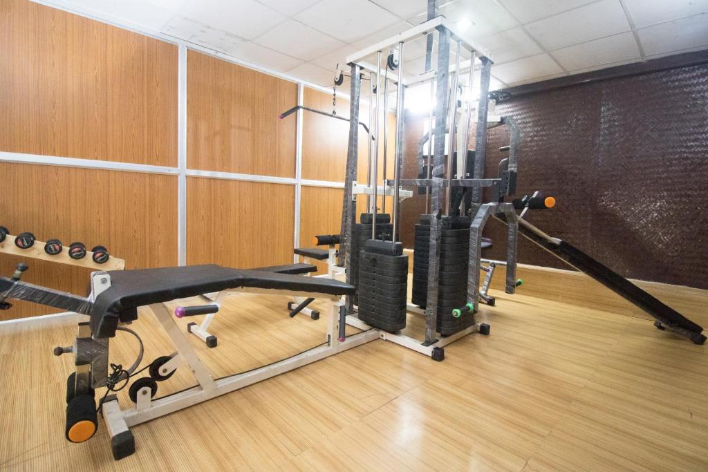 Fitness centrum a/nebo fitness zařízení v ubytování Lotus an Eco Resort Konark