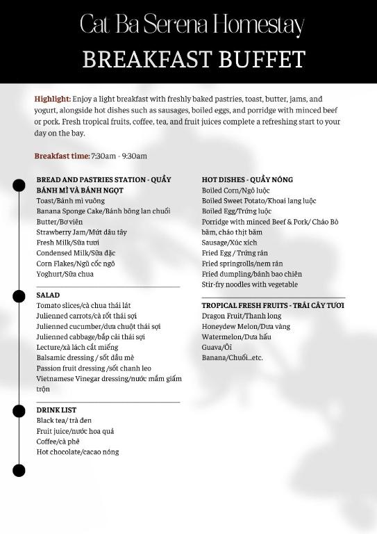 Cat Ba Serena Homestay And Swimming Pool - 17