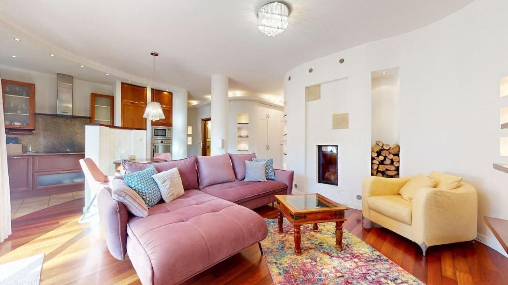 Køkken eller tekøkken på Rose Residence 2 Bedrooms, Terrace, Parking