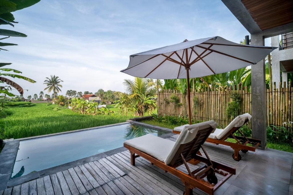 Bazén v ubytování Umah Adenium Ubud nebo v jeho okolí