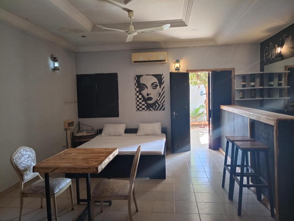 Postel nebo postele na pokoji v ubytování La CASA