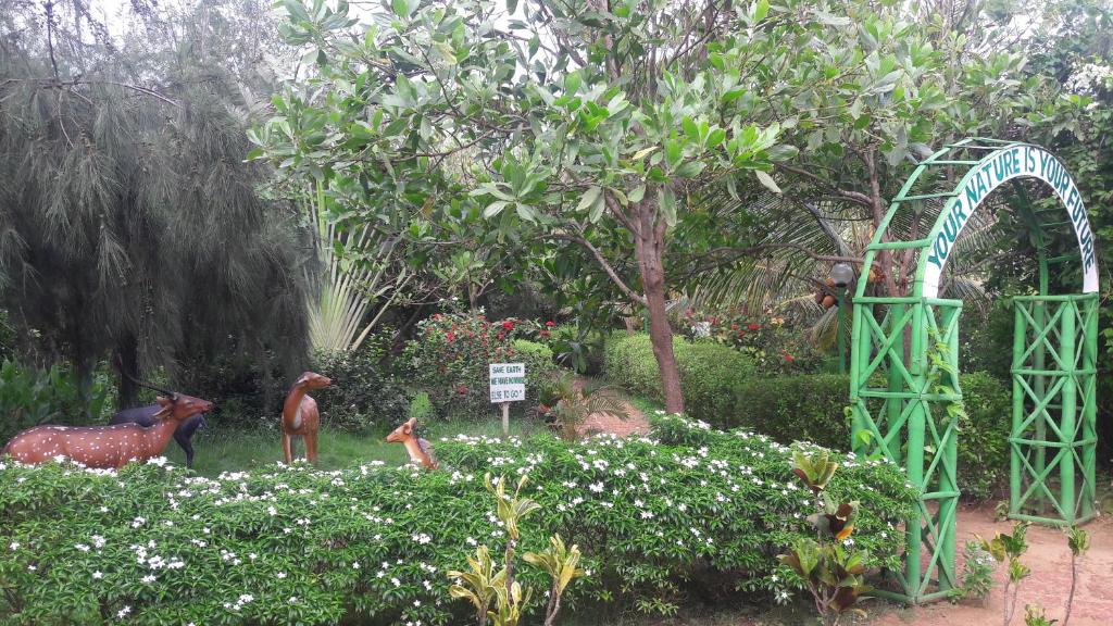 Zahrada ubytování Lotus an Eco Resort Konark