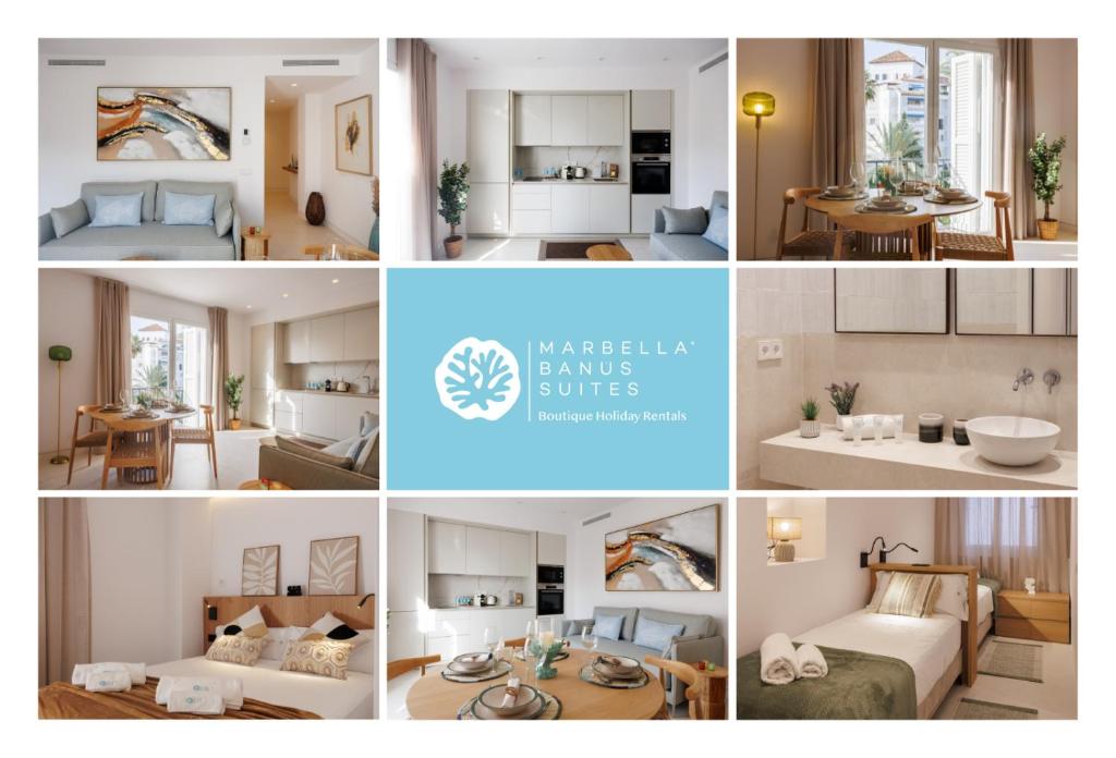 MARBELLA BANUS SUITES - Banús - Playa del Duque - Luxury Beachfront Complex - 2BR - 2BA - Direct Beach Access - Just 3 Min Walk to Puerto Banús Marina - 35,000 m2 Tropical Gardens - 3 Pools - 2 Onsite Restaurants - Ideal for Families