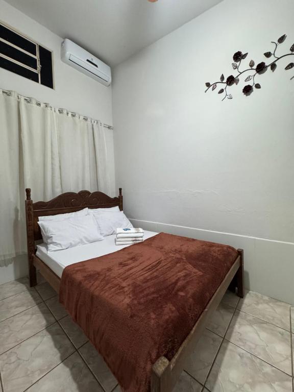 Postel nebo postele na pokoji v ubytování Pousada Serra da Canastra