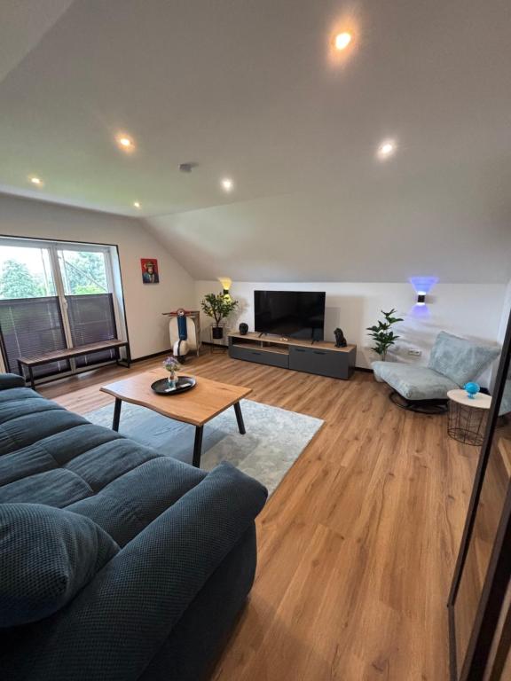 Posezení v ubytování Idyllische Ferienwohnung