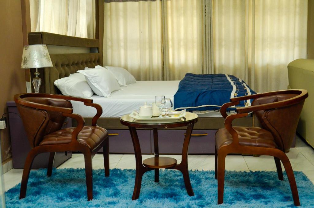 Χώρος καθιστικού στο Villaggio Budu Room 1