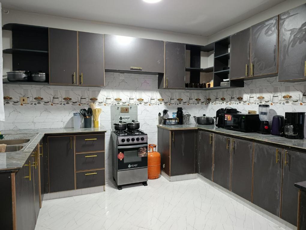 Η κουζίνα ή μικρή κουζίνα στο Emraan Residence