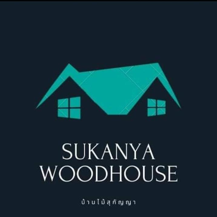 a logo for a house with a blue roof at Sukanya in Ban Hua Phrong