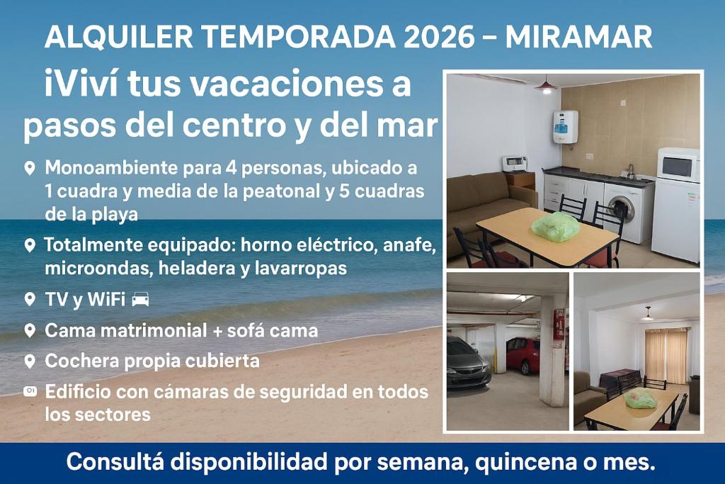 Gallery image of Departamento Monoambiente en Miramar in Miramar