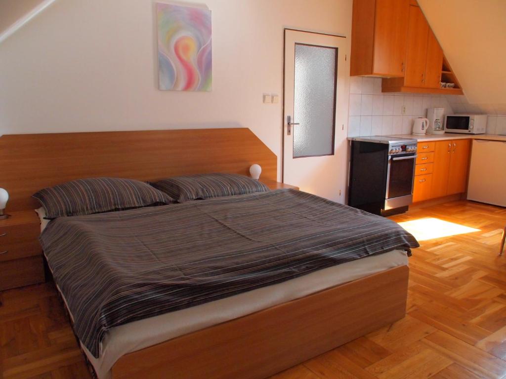 Kuchyň nebo kuchyňský kout v ubytování Apartmány pod Kozákovem