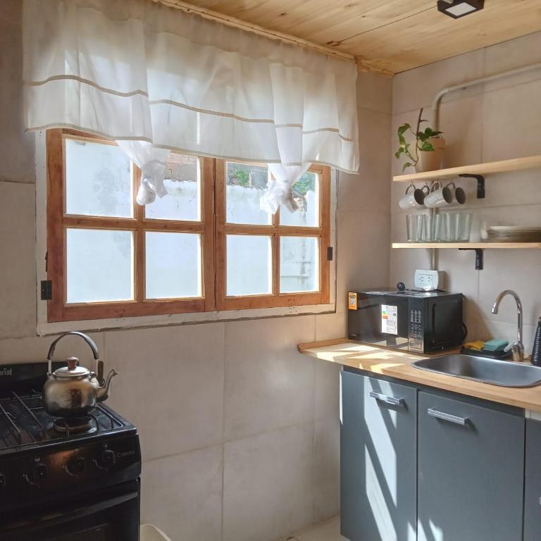 Køkken eller tekøkken på La Blanca