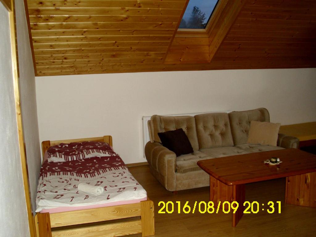 Posezení v ubytování Apartmány nad Otavou