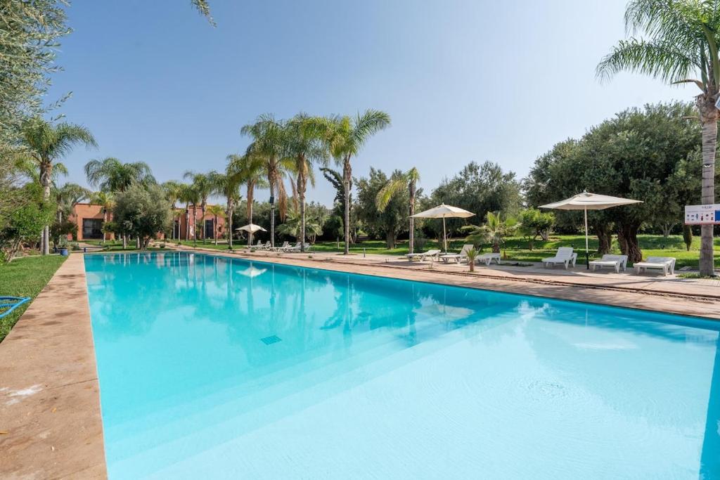 Bazén v ubytování Appartement rooftop privatif Vizir Center nebo v jeho okolí