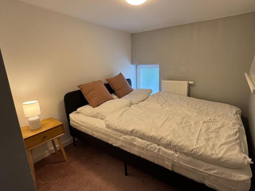 Postel nebo postele na pokoji v ubytování Am Storchennest - Dein Ostsee Urlaub