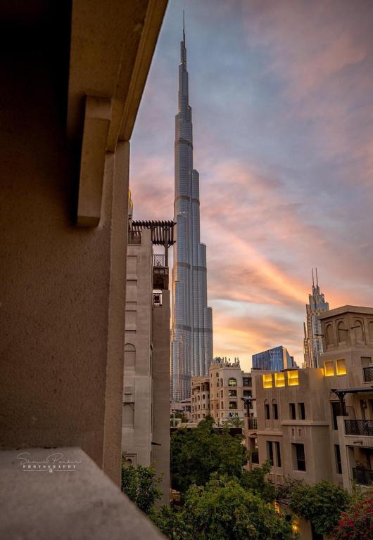 a view of the tallest building in the city at Downtown Zaafaran 2, in Dubai